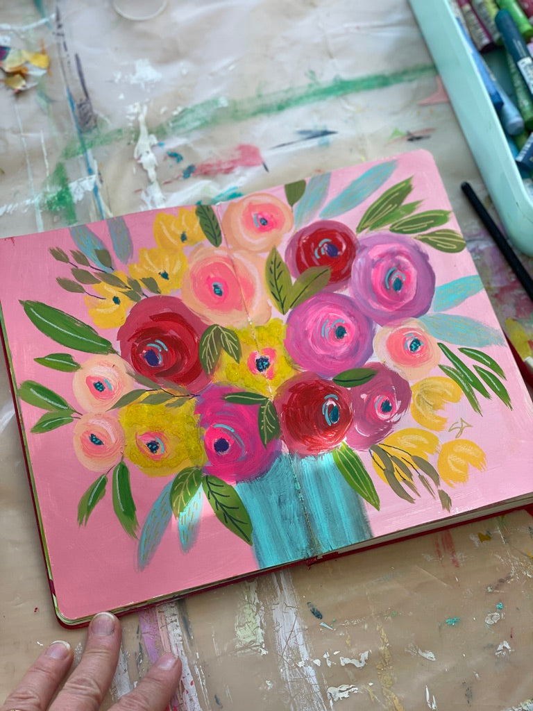 31 Bright And Fun Sketchbook Paintings with Suzanne Allard