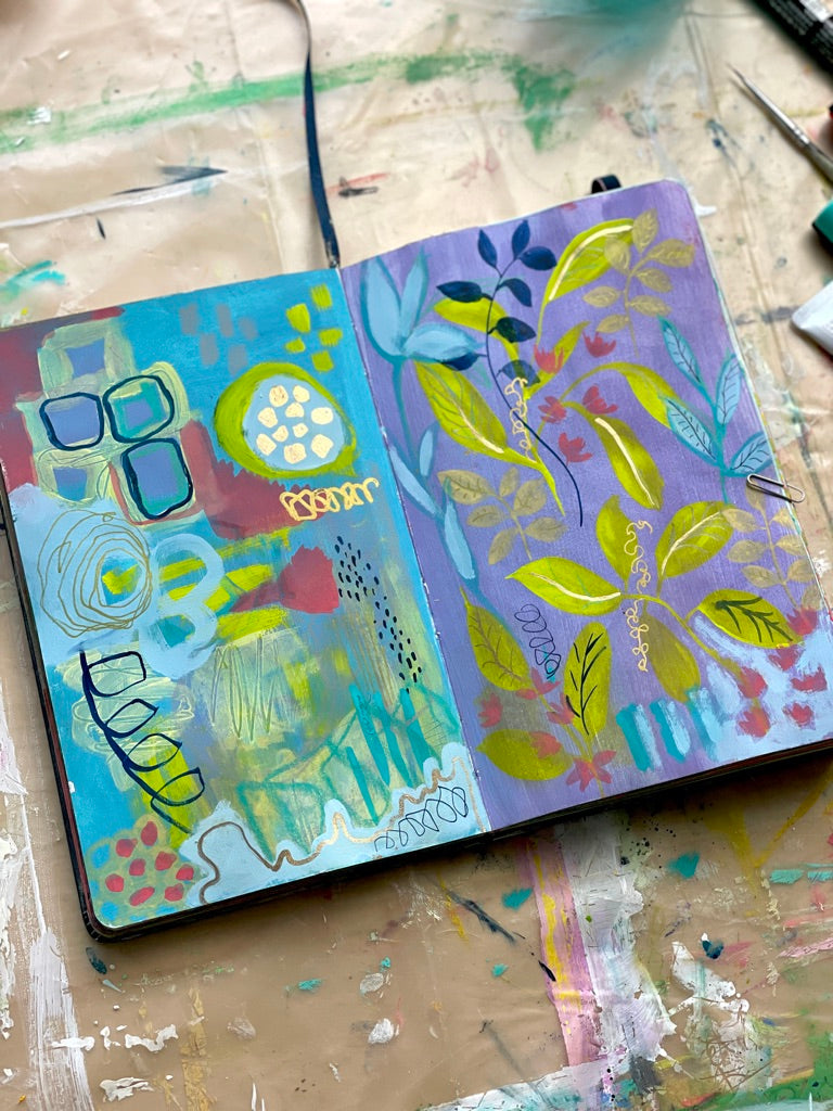 31 Bright And Fun Sketchbook Paintings with Suzanne Allard