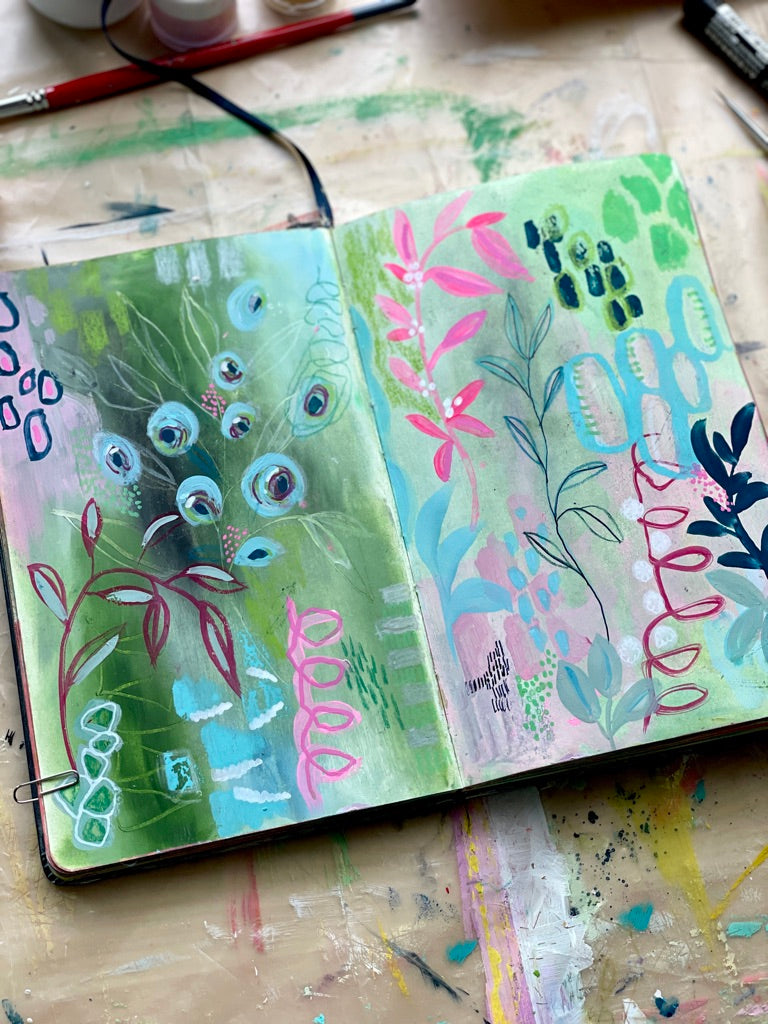 31 Bright And Fun Sketchbook Paintings with Suzanne Allard