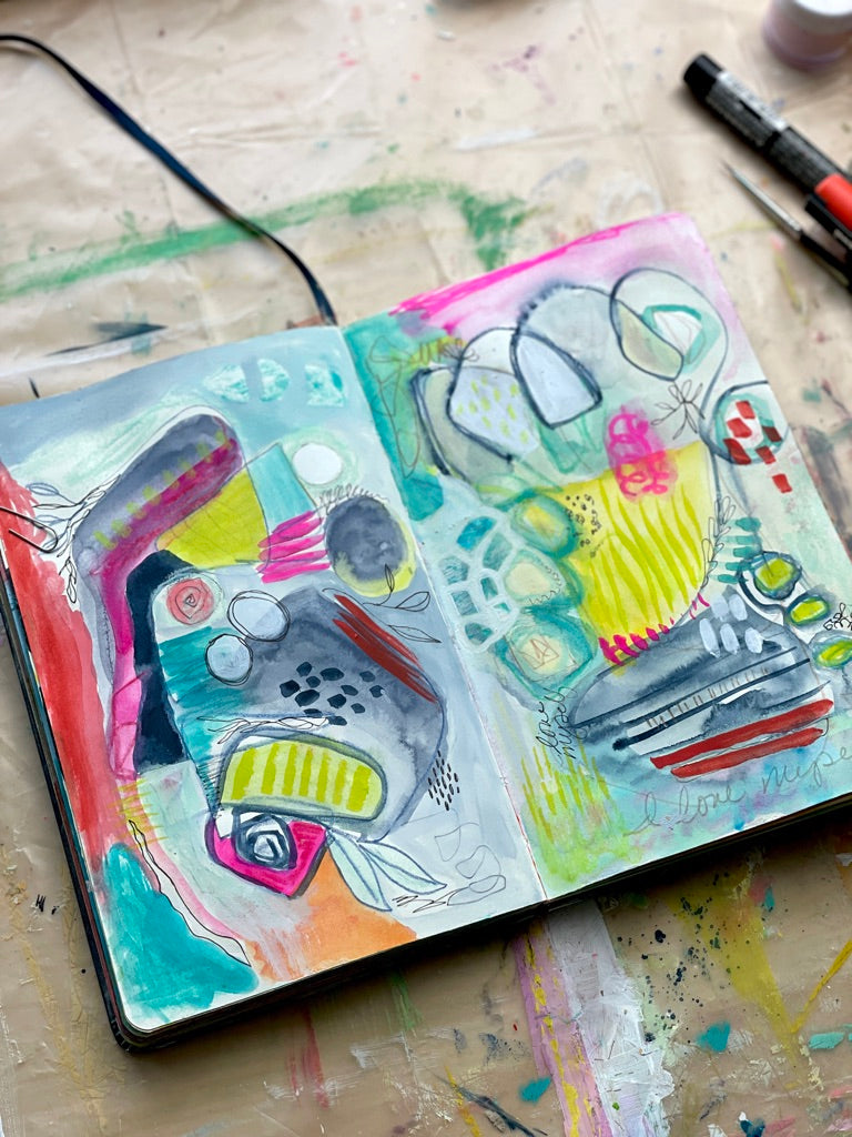 31 Bright And Fun Sketchbook Paintings with Suzanne Allard