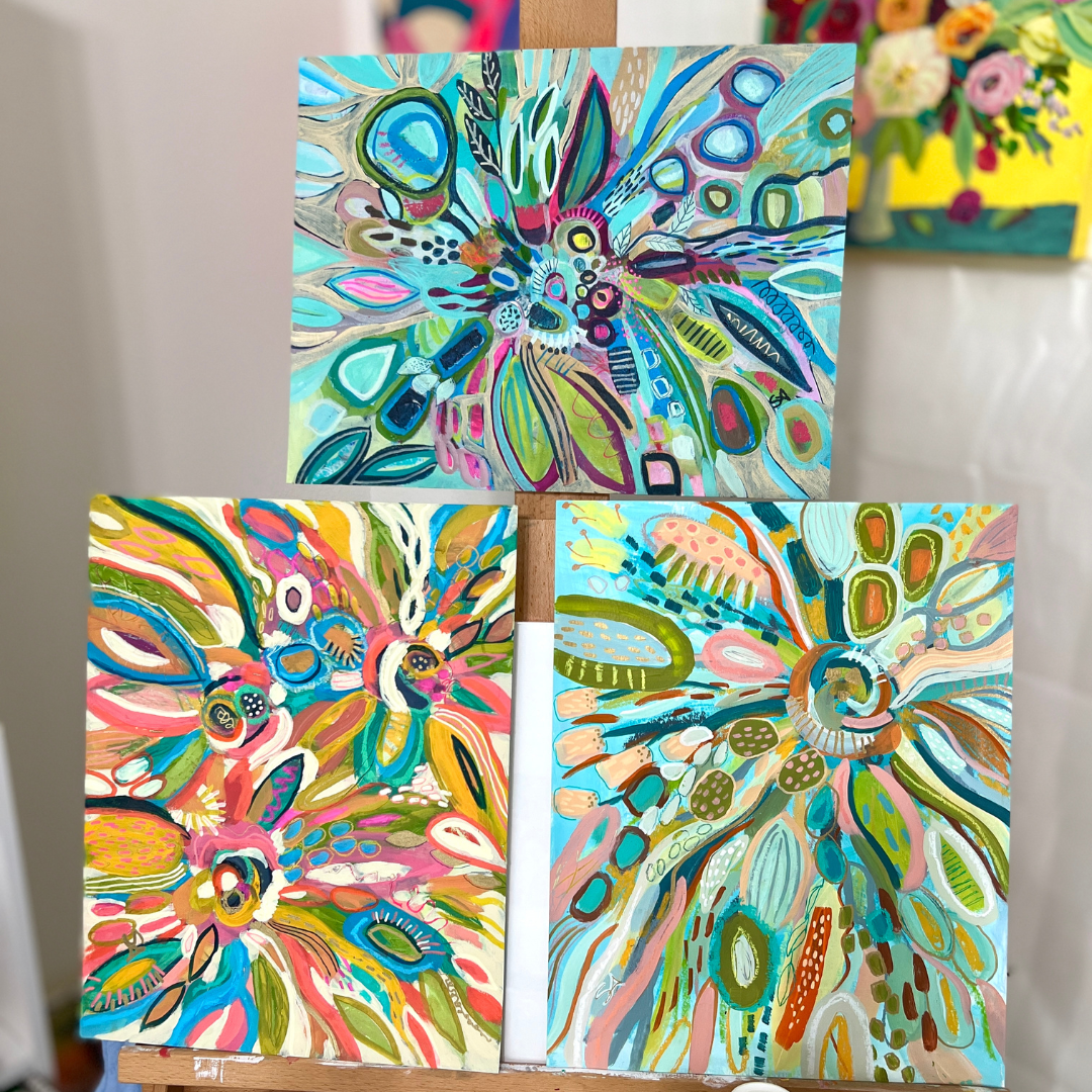 Joyful Abstracts on Paper with Suzanne
