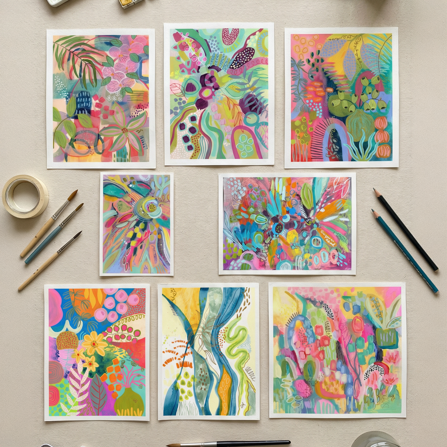 Step By Step Abstracts with Suzanne Allard