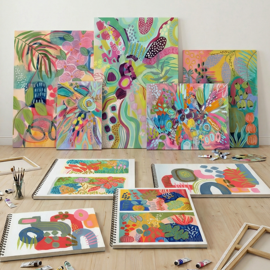 Step By Step Abstracts with Suzanne Allard